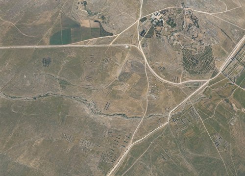 Archive record 688: Amwas-Latrun and surroundings (in chronological order): southwest of Latrun, French Carthusian monastery with park and British military camp