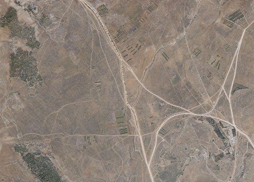 Archive record 688b: Amwas-Latrun and surroundings (in chronological order): southwest of Latrun, French Carthusian monastery with park and British military camp