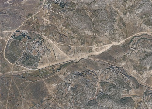 Archive record 689: Amwas-Latrun and surroundings (in chronological order): Latrun with Amwas and eastern surroundings, Jerusalem road near Bir el-Helu and Bir el-Kasab