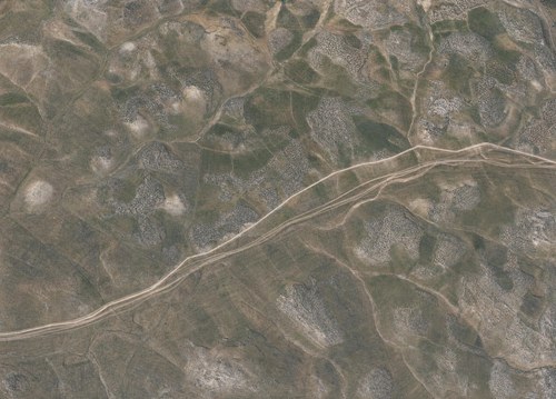Archive record 693: Amwas-Latrun and surroundings (in chronological order): southwest of Latrun, continuing no. 682 to the west; road to Wadi es-Sarar, 0.5 km east of Chalde