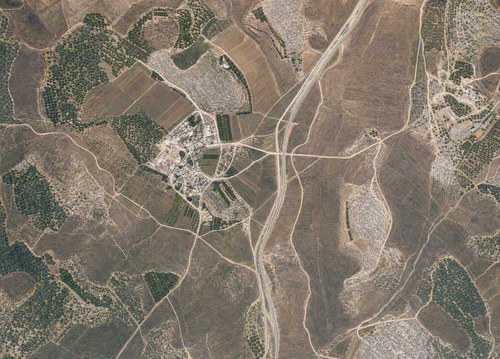 Archive record 710: Amwas-Latrun and surroundings (in chronological order): 5 km west of Latrun, eastern continuation of no. 709, with Deir el-Muhesin