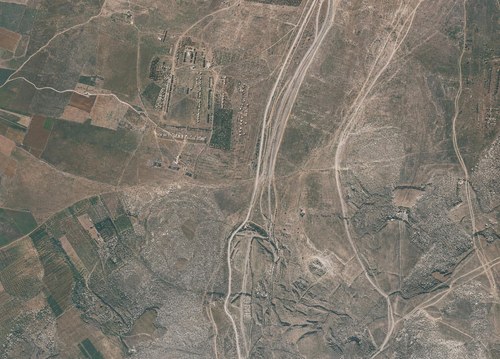 Archive record 712: Amwas-Latrun and surroundings (in chronological order): 2 km west of Latrun, with Khirbet ed-Dschire