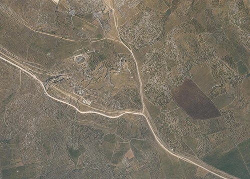 Archive record 718b: Amwas-Latrun and surroundings (in chronological order): east of Latrun, Jerusalem road, southeastern continuation of no. 717