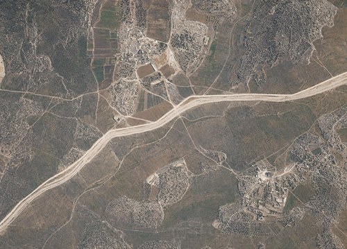 Archive record 718i: Amwas-Latrun and surroundings (in chronological order): east of Latrun, Jerusalem road, southeastern continuation of no. 717