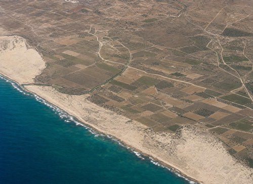 Archive record 72: North of Schech Muannis, mouth of the Nahr el-Auja