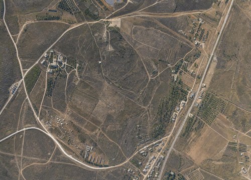 Archive record 722: Amwas-Latrun and surroundings (in chronological order): north of Latrun, eastern continuation of no. 720 and southern continuation of no. 721