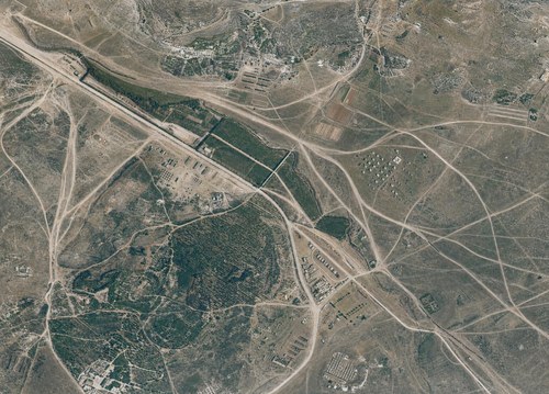 Archive record 726: Amwas-Latrun and surroundings (in chronological order): Latrun and western surroundings, with the Jerusalem road