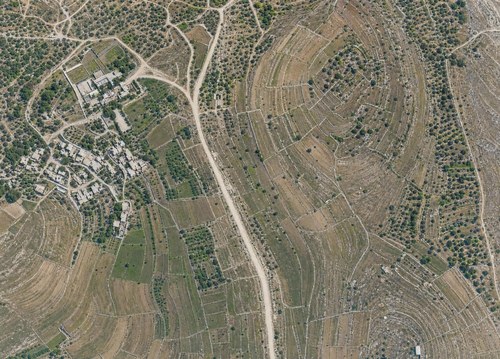 Archive record 744c: Road from Latrun to Jerusalem: Karjet el-Ineb with Deir el-Azhar, northern continuation of no. 743