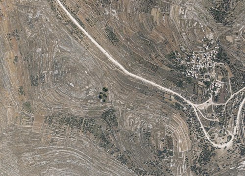 Archive record 744e: Road from Latrun to Jerusalem: east of Karjet el-Ineb
