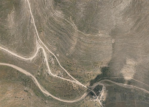 Archive record 751: Road from Latrun to Jerusalem: east of Kolonje, old and new Jerusalem road