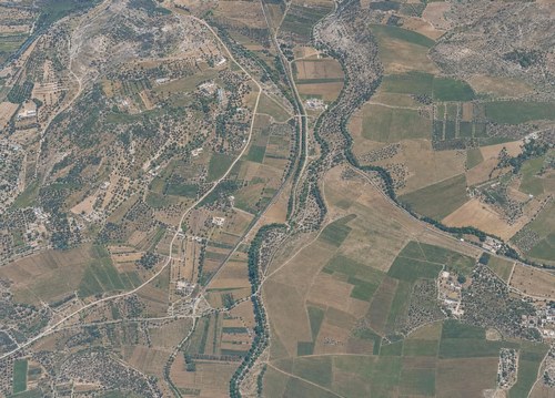 Archive record 761b: Railway line from Artuf-Deir Aban to Jerusalem with northern and southern surroundings: southwest of Artuf