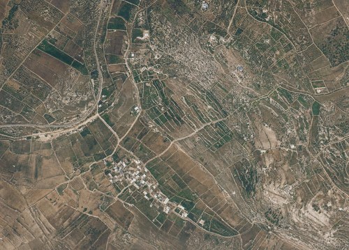 Archive record 774: railway line from Artuf-Deir Aban to Jerusalem with northern and southern surroundings: Bet Safafa, railway and 1 km eastern surroundings