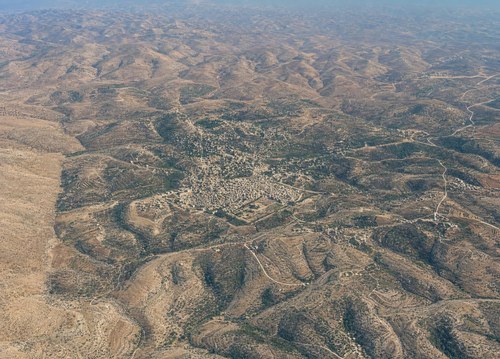 Archive record 775a: Jerusalem and its surroundings from the west-northwest.