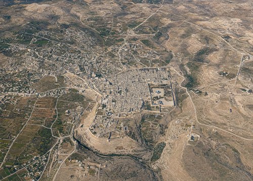 Archive record 777: A. General views: Jerusalem seen from south to north (oblique photograph from low altitude)