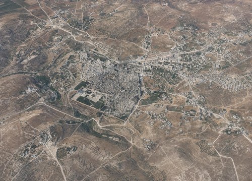 Archive record 778: A. general views: Jerusalem seen from northeast to southwest (oblique photograph from low altitude)