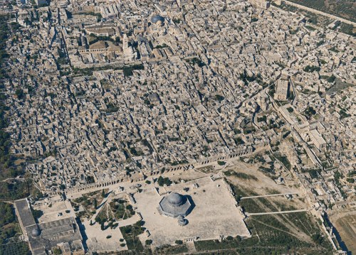 Archive record 779a: A. general views: Jerusalem seen from southeast to northwest (oblique photograph from low altitude) with Old and New City