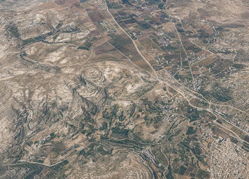 Archive record 782: B. Jerusalem, partial views of the city with wider foreground: western slope of the Mount of Olives, Kidron Valley, Zion, Hinnom Valley, Rephaim Plain, and the Templer Colony