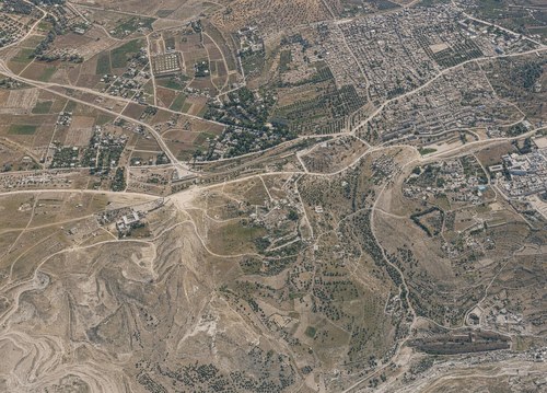 Archive record 783: B. Jerusalem, partial views of the city with wider foreground: Rephaim Plain, Templer Colony, Ophel-Sion, Birket-es-Sultan