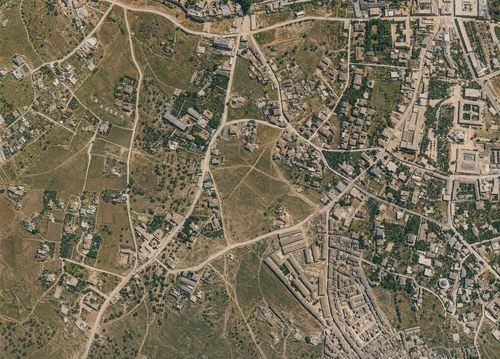 Archive record 798: C. Jerusalem, partial views of the Old and New City (more or less vertical photographs) with a narrow field of view: north and northwest of the Damascus Gate as far as the American Colony and Abyssinian church