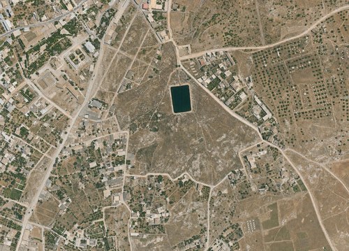 Archive record 799a: Jerusalem's inner western suburb. View toward the east.