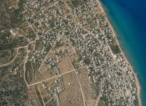 Archive record 8: Haifa: slope of the Karmel, German colony (vertical photograph)