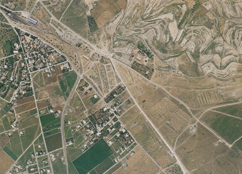 Archive record 808b: D. Jerusalem, partial views of the immediate surroundings of the Old and New City: Templer Colony station, Jebel Abu Tor, eastern continuation of no. 807 and southern continuation of no. 805