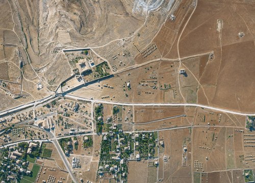 Archive record 812: D. Jerusalem, partial views of the immediate surroundings of the Old and New City: Templer Colony station, Jebel Abu Tor, like no. 808 with southern continuation: Poor Clares' convent, Templer Colony, Bethlehem road