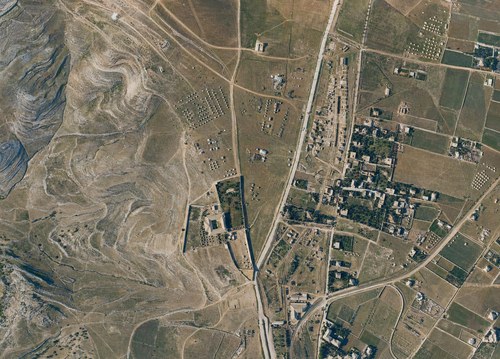 Archive record 812b: D. Jerusalem, partial views of the immediate surroundings of the Old and New City: Templer Colony station, Jebel Abu Tor, like no. 808 with southern continuation: Poor Clares' convent, Templer Colony, Bethlehem road