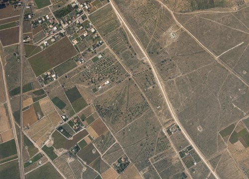 Archive record 815: D. Jerusalem, partial views of the immediate surroundings of the Old and New City: southern part of nos. 807 and 811 with southwestern continuation to Khirbet Abu Brek on the Bethlehem road