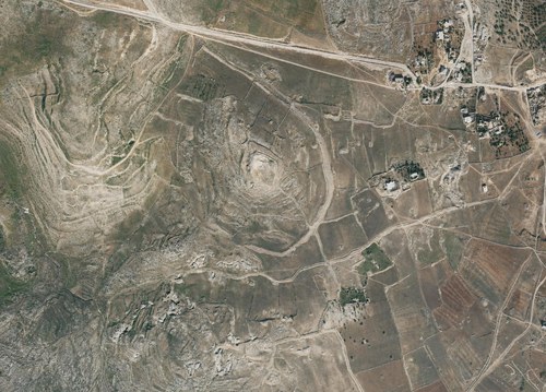 Archive record 829: D. Jerusalem, partial views the immediate surroundings the Old and New City: north of Jerusalem, western continuation of no. 828 to Khirbet Salah