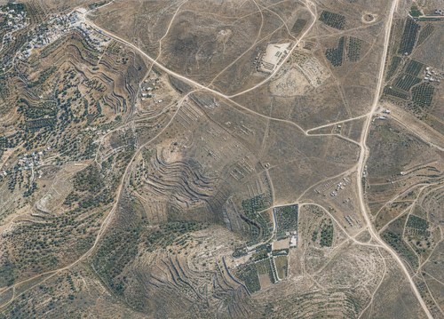 Archive record 832: D. Jerusalem, partial views the immediate surroundings the Old and New City: north of Jerusalem, eastern continuation of no. 831 to el-Isawije
