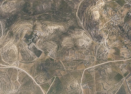 Archive record 832a: D. Jerusalem, partial views the immediate surroundings the Old and New City: north of Jerusalem, eastern continuation of no. 831 to el-Isawije