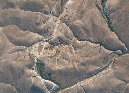 Archive record 859: el-Azarije, Jericho road, Khan Hatrur, Khan el-Meschrab, Deir el-Kelt, Jebel Karantal, etc.: 2 km road west of Khan Hatrur, part from no. 857