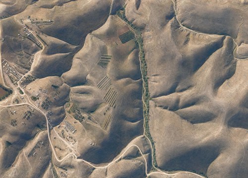 Archive record 859a: el-Azarije, Jericho road, Khan Hatrur, Khan el-Meschrab, Deir el-Kelt, Jebel Karantal, etc.: 2 km road west of Khan Hatrur, part from no. 857