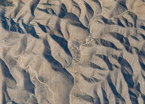 Archive record 869a: el-Azarije, Jericho road, Khan Hatrur, Khan el-Meschrab, Deir el-Kelt, Jebel Karantal, etc.: Jericho road in the Wadi er-Rummane, Nebi Musa road south of Khan el-Meschrab