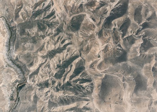 Archive record 896a: el-Azarije, Jericho road, Khan Hatrur, Khan el-Meschrab, Deir el-Kelt, Jebel Karantal, etc.: southwest of Wadi el-Kelt (eastern continuation of no. 871), old Jericho road of Khan el-Meschrab 3 km weiter toward the east, similar to no. 894 with northwestern continuation to Wadi el-Kelt