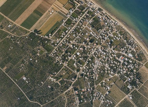 Archive record 9: South of Haifa, German colony, Karmelheim (vertical photograph)