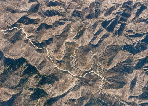 Archive record 900a: el-Azarije, Jericho road, Khan Hatrur, Khan el-Meschrab, Deir el-Kelt, Jebel Karantal, etc.: southeast of Deir el-Kelt, like no. 899 with further eastern continuation