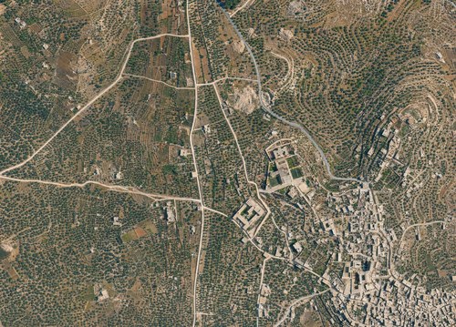 Archive record 914: Bethlehem, northwestern part, road fork Bethlehem-Hebron and western surroundings
