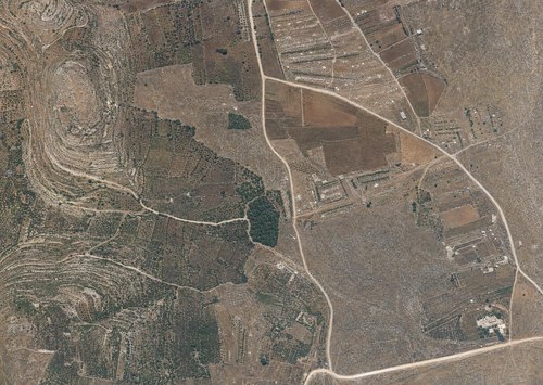Archive record 933c: el-Chadr and southeastern surroundings to the Hebron road