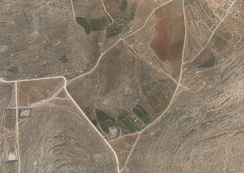 Archive record 933d: el-Chadr and southeastern surroundings to the Hebron road
