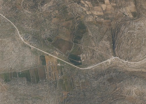 Archive record 938: Northeast of Khirbet Bet-Schaar (russisches monastery), southern continuation of no. 957 to Wadi Bet Skaria, new water conduit east of the road