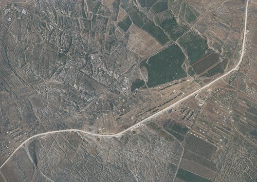Archive record 939: Northeast of Bet-Schaar with Khirbet Bet Sawir, southern continuation of no. 938