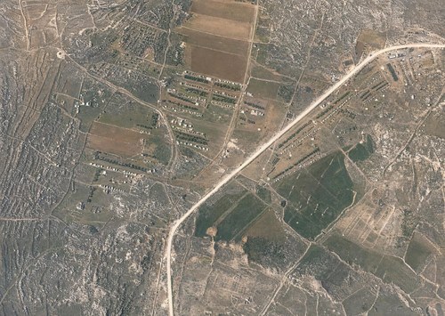 Archive record 939a: Northeast of Bet-Schaar with Khirbet Bet Sawir, southern continuation of no. 938