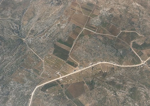 Archive record 939b: Northeast of Bet-Schaar with Khirbet Bet Sawir, southern continuation of no. 938