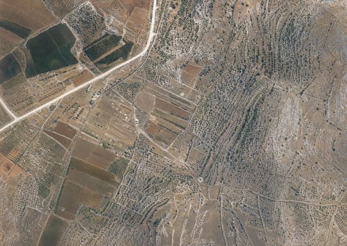 Archive record 940: Northeast of Bet-Schaar, eastern continuation of 939 with Khirbet Brekut