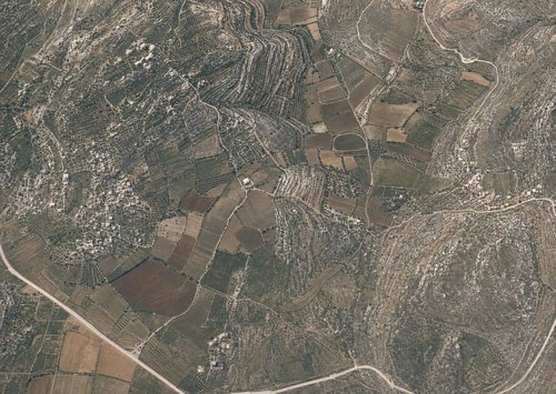 Archive record 942: Northeast of Khirbet Bet-Schaar, northwestern continuation of no. 940 with Khirbet Bet-Sawir