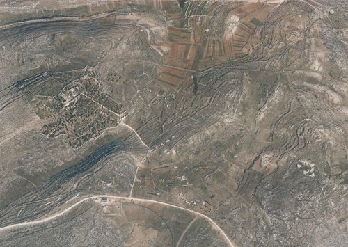 Archive record 945a: Khirbet Bet Schaar, Bet-Sawir, Reservoir the neuen water conduit at the Hebron road