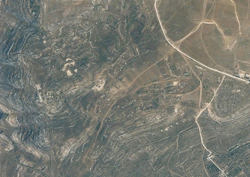 Archive record 945b: Khirbet Bet Schaar, Bet-Sawir, Reservoir the neuen water conduit at the Hebron road