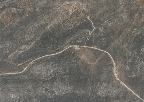 Archive record 945d: Khirbet Bet Schaar, Bet-Sawir, Reservoir the neuen water conduit at the Hebron road